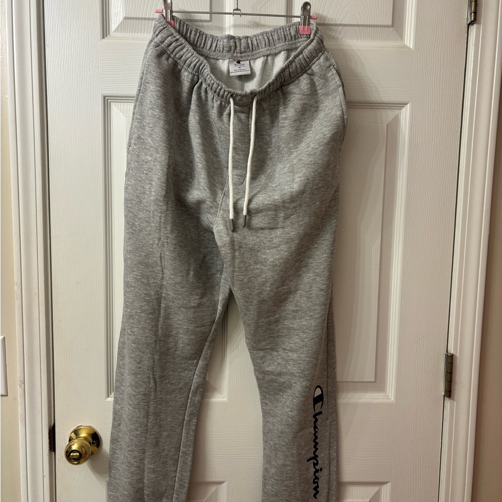 Champion Gray Sweatpants Joggers with Drawstring